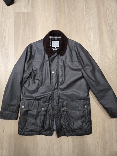 Waxed cotton jacket - waxed,